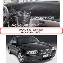 A-3DKORUMA Volvo S80 (1998-2006) Torpido  Koruması / Halısı / Örtüsü