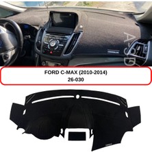 A-3DKORUMA Ford C-Max (2010-2014) Double Ekran Torpido Koruma Kılıfı 3d Koruyucu Halı Örtü