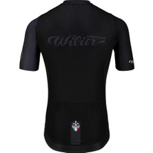 Wilier Triestina Maglia Cycling Club Uomo Siyah Bisiklet Forması - M