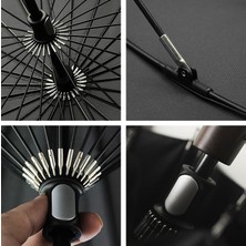 Qiqi Store Güçlü Rüzgar Geçirmez Uzun Saplı Şemsiye (Yurt Dışından)