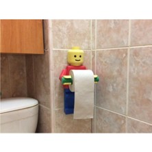 Paint 3d Tasarım PAINT3DTASARIM LEGO Adam Tuvalet Kağıdı Tutacağı, LEGO Man Tuvalet Kağıdı Aparatı