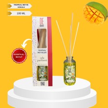 De Parfum Tropikal Meyve Kokulu Dekoratif 100 ml Bambu Çubuklu Oda Kokusu