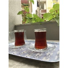 Paşabahçe Elysia 12 Parça Çay Takımı. ( 6 Adet Çay Bardağı-6 Adet Çay Tabağı. Elysia Çay