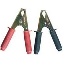 abnturk 2 adet Akü Takviye Maşası Büyük Kırmızı Siyah--sym290123