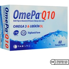 Tab Omepa-Q10 Omega3 Ubiquinol 60 Kapsül