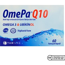 Tab Omepa-Q10 Omega3 Ubiquinol 60 Kapsül