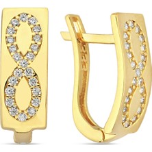 ÇGK KUYUMCULUK Sonsuzluk Altın Küpe CGKKP009