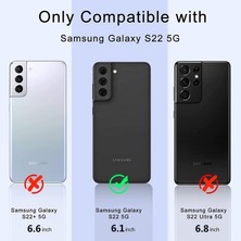 Teknomoda Samsung Galaxy S22 360 Kılıf Şeffaf Ön Arka Korumalı Silikon