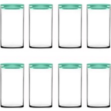 Paşabahçe Vakumlu Cam Kavanoz - Erzak Saklama Kavanozu 8 Li Trkz.43736