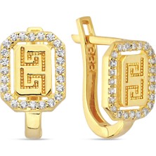 ÇGK KUYUMCULUK Taşlı Altın Küpe CGKKP0012