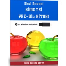 Okul Öncesi Simetri Yaz-Sil Kitabı (Ciltli)