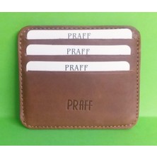 Bags Shoes Praff 180222 Hakiki Deri Unisex Mini Kartlık