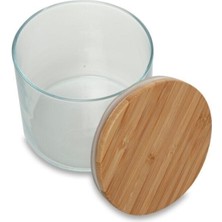 Paşabahçe Bamboo Ahşap Silikon Kapaklı 6'Lı Kavanoz 700cc