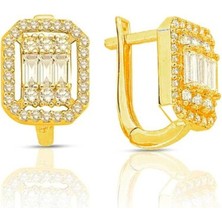 ÇGK KUYUMCULUK Baget Altın Küpe CGKKP0016