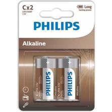 Philips Alkalin C Boy Pil LR14A2B10
