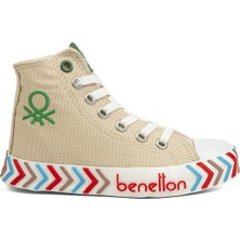 Benetton® | BN-30625-3374 Bej - Kadın Spor Ayakkabı
