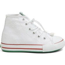 Benetton® | BN-30817- 3394 Beyaz - Çocuk Spor Ayakkabı