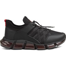 Pierre Cardin® | PC-31364 - 3385 Siyah Kirmizi -  Erkek Spor Ayakkabı