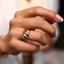 By Golden House Dome Women Yüzük