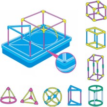 Geometrik Model Binası Oyuncaklar 3-B Şekilleri Matematik Manipülatifleri (Yurt Dışından)