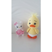 Design By Oykum Amigurumi Uyku Arkadaşı Ikili Oyuncak Ördek ve Hello Kitty