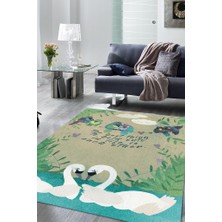 Homshtag Birbirine Tutun Çok Renkli Dijital Halı Modern Dekoratif Salon Halısı Sevgi Halısı