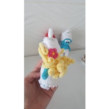 Design By Oykum 5'li Amigurumi organik Oyuncak Set Şirinler ve Winnie The Pooh