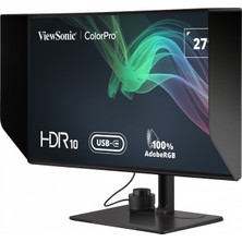 Viewsonic 27'' VP2786-4K Adobe RGB Dahili UHD Fogra ve Idealliance Onaylı, Fotoğraf Düzenleme ve Çıktı Monitörü