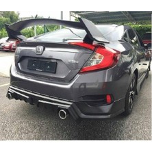 Güneşli Garaj Honda Civic Fc5 Mugen Arka Ek (Plastik)