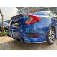 Güneşli Garaj Honda Civic Fc5 Mugen Arka Ek (Plastik)