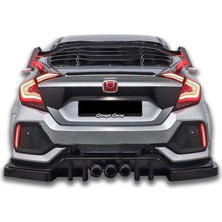 Güneşli Garaj Honda Civic Fc5 6 Parça Arka Flap (Plastik)