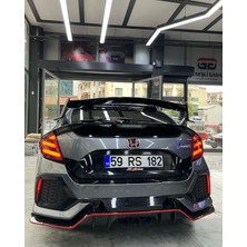 Güneşli Garaj Honda Civic Fc5 6 Parça Arka Flap (Plastik)