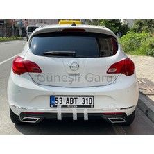 Güneşli Garaj Opel Astra J Egzoz Görünümlü Difüzör (Plastik)