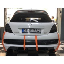 Güneşli Garaj Peugeot 207 Arka Ek (Plastik)