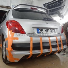 Güneşli Garaj Peugeot 207 Arka Ek (Plastik)