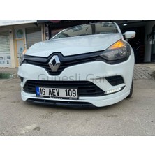 Güneşli Garaj Renault Clio 4 Makyajlı Ön Ek 2 Parça (Plastik)