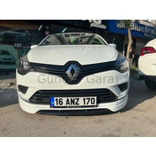 Güneşli Garaj Renault Clio 4 Makyajlı Ön Ek 2 Parça (Plastik)