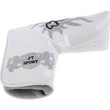 Catrne Golf Putter Kafa Örtüsü Headcover Skull Desen Beyaz  (Yurt Dışından)