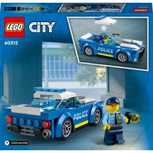 LEGO® City Polis Arabası 60312 - 5 Yaş ve Üzeri Çocuklar İçin Tasarlanmış Oyuncak Yapım Seti (94 Parça)