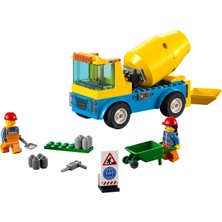 LEGO® City Beton Mikseri 60325 - 4 Yaş ve Üzeri Çocuklar İçin Gerçekçi Oyuncak Inşaat Aracı Yapım Seti (85 Parça)