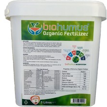 Biohumus Bitkisol Organik Bitki Besin Gübresi 5 lt