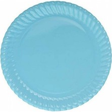Balonevi TPL5725 Açık Mavi Pastel, 8 Adet Tabak 23CM