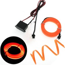 Aracım Oto Aksesuar Ip Neon Torpdio Şerit 2 Metre Turuncu