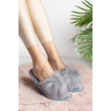Slipcat Kadın Ev Terliği Peluş Terlik Çeyiz Terliği Bohça Terliği