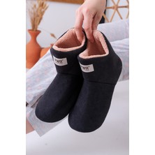 Slipcat Unisex Içi Yünlü Ev Pandufu Ev Botu Ev Ayakkabısı