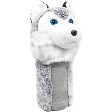 Kayaya Golf Club Headcover Cover Golf Sports 460CC Sürücü Gri Beyaz (Yurt Dışından)