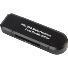 Cloody Micro Sd Otg USB Çoklu Kart Okuyucu Telefon ve Bilgisayar Uyuml