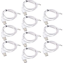 Prettyia Fan Lambası Hoparlör Için 10 Lot Kablo USB - Dc 3.5mm Kablo (Yurt Dışından)