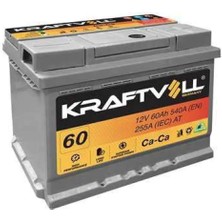 Kraftvoll Aku 12V 60 Ah Lb2 242×175×175 Tam Kapalı Alçak -  18010006