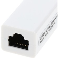 F Fityle USB 2.0 Ila 0mbps Hızlı Yüksek Ethernet Ağı Lan Adaptörü 59X22X18MM  (Yurt Dışından)